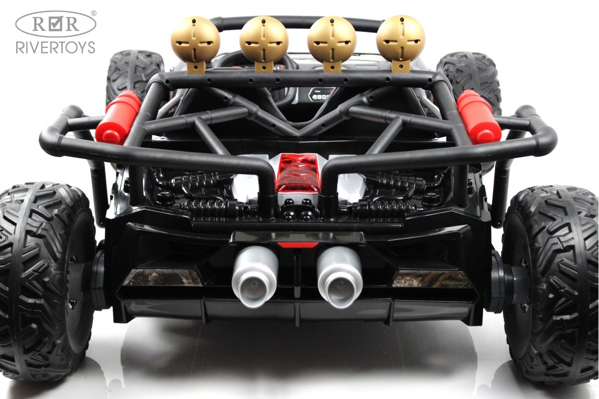 Детский электромобиль RiverToys JS3168 черный ybdivjfuvgxuhm0e0cswz0or9e6jrgp3