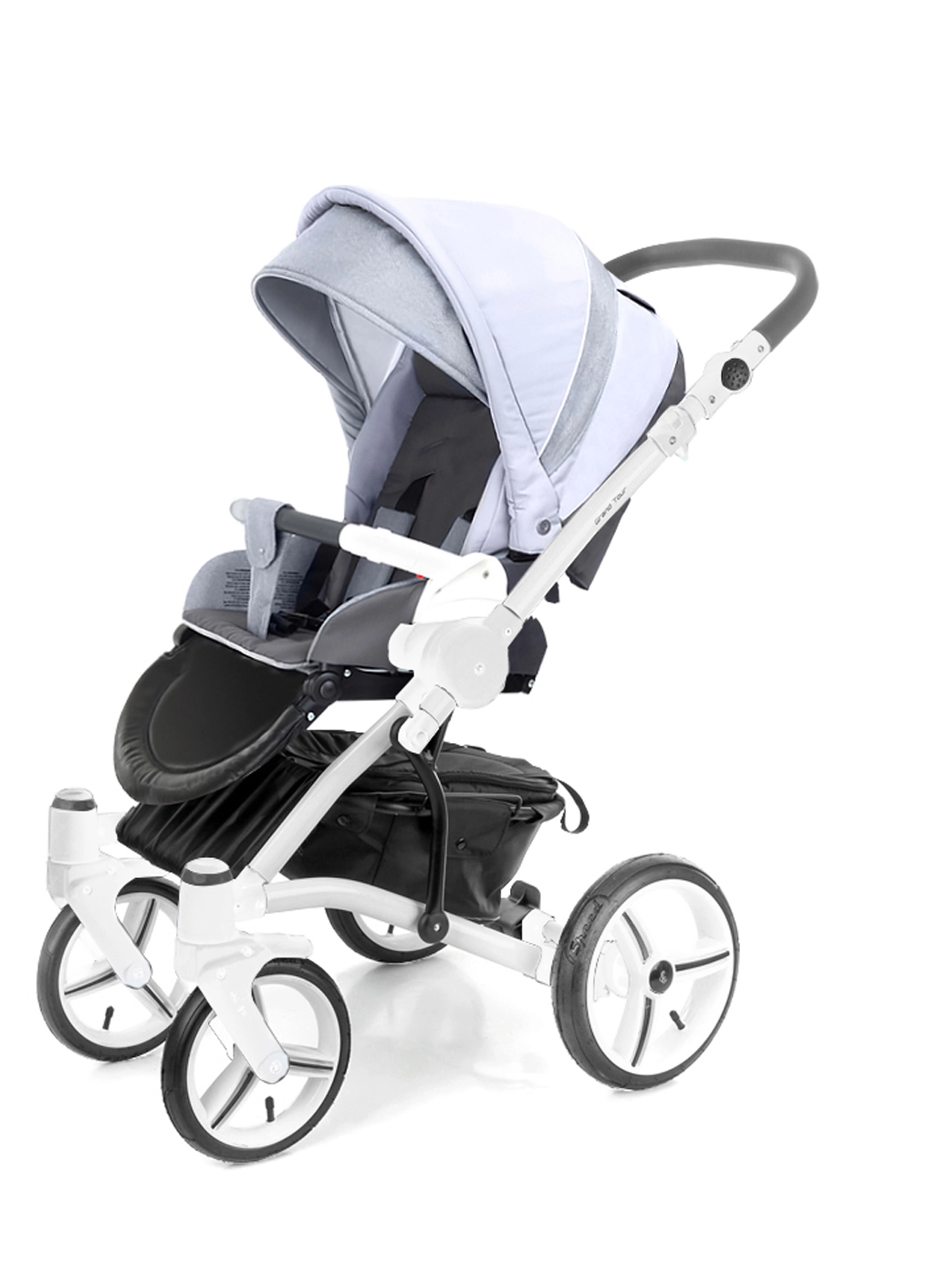 Прогулочная коляска Esspero Grand Tour (шасси White GT) Grey Stone c630223c5b41203fe4548e7a18109be9