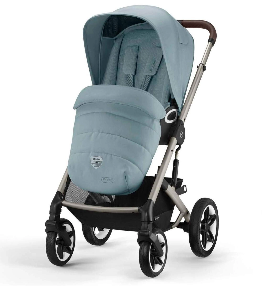 Прогулочная коляска Cybex Talos S Lux TPE (Stormy Blue с дождевиком)