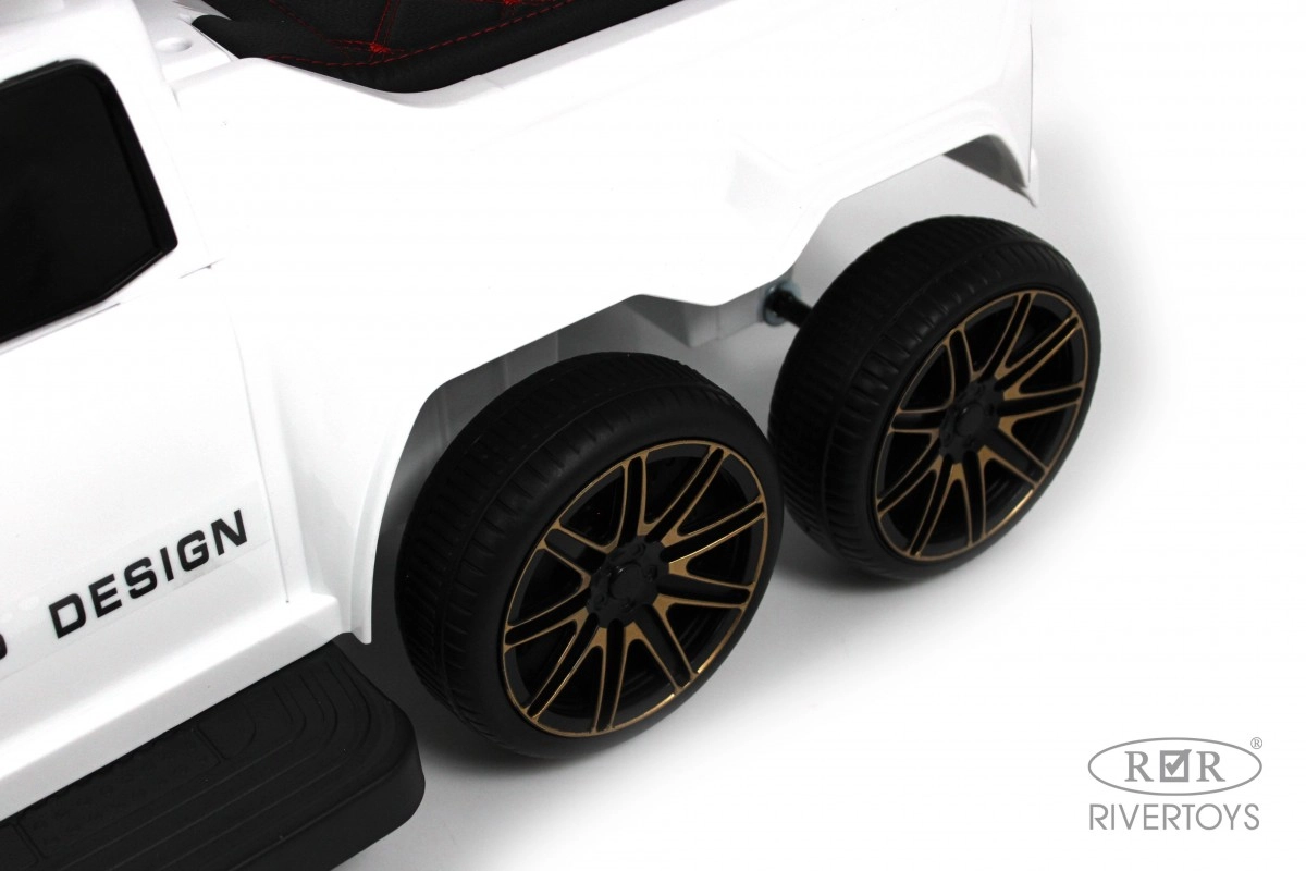Детский электромобиль RiverToys G008GG-A белый 595exkyz3jbmljmr7bo87veengglauqz