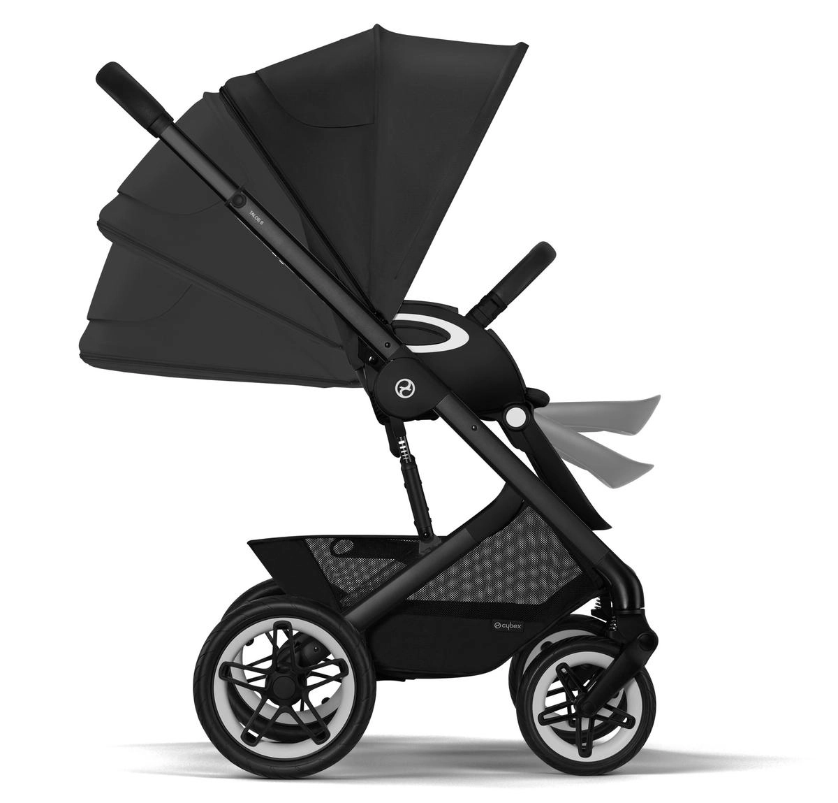 Коляска 2 в 1 Cybex Talos S Lux BLK Moon Black с дождевиком прогулочного блока z9xy7hu3omgisoivjhz6u90c834v8ion