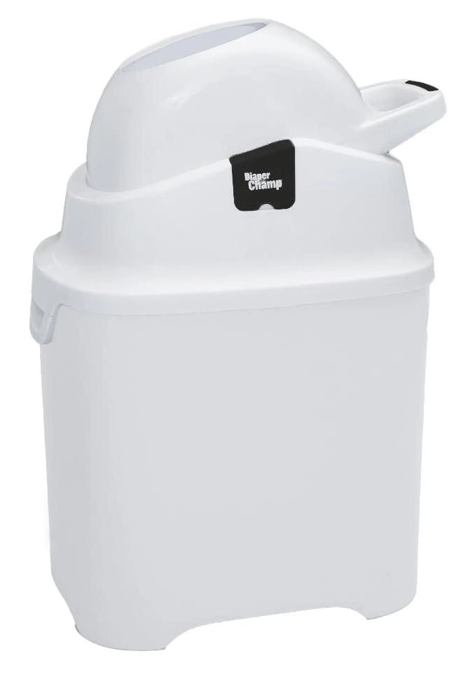 Накопитель-утилизатор для использованных подгузников Diaper Champ One (Black&White белый с чёрным)