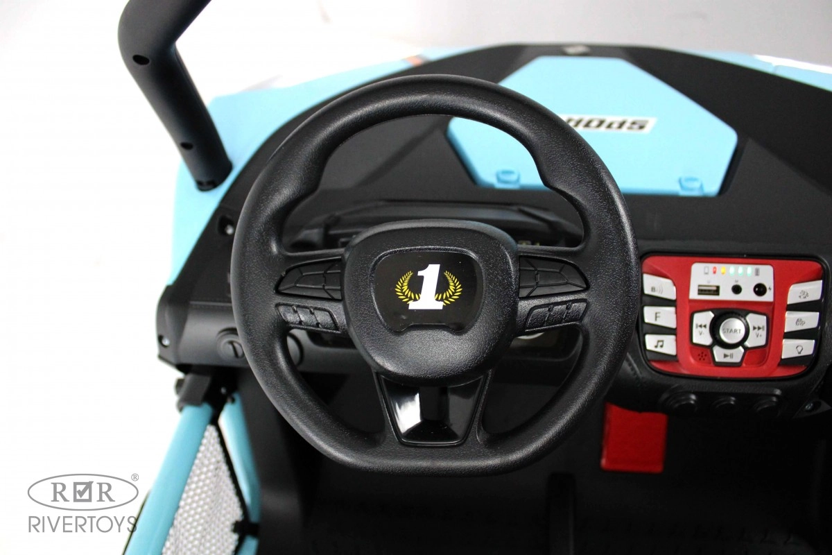 Детский электромобиль RiverToys P555PP голубой qlel2b1rcxns90r6rwh476k931y0af6u