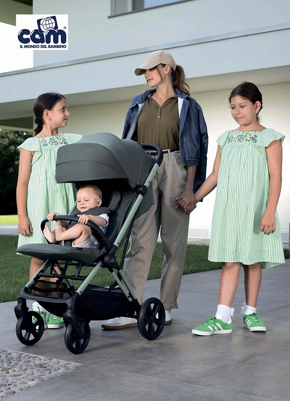 Прогулочная коляска CAM Off-Road AIR 217 серый1