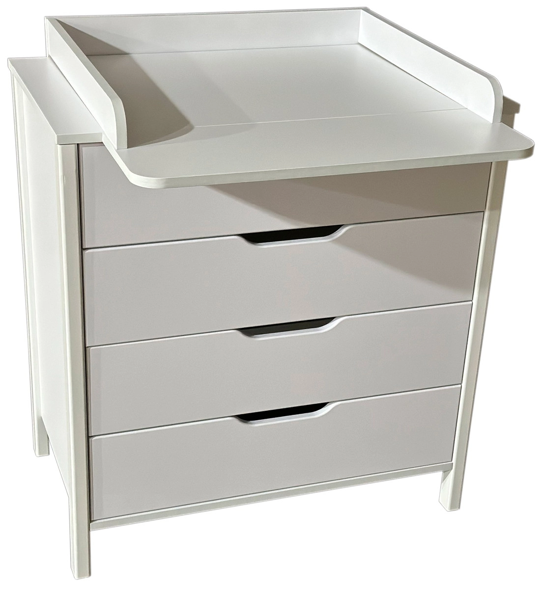 Пеленальный комод КЕДР Alisa (Белый/Белый)