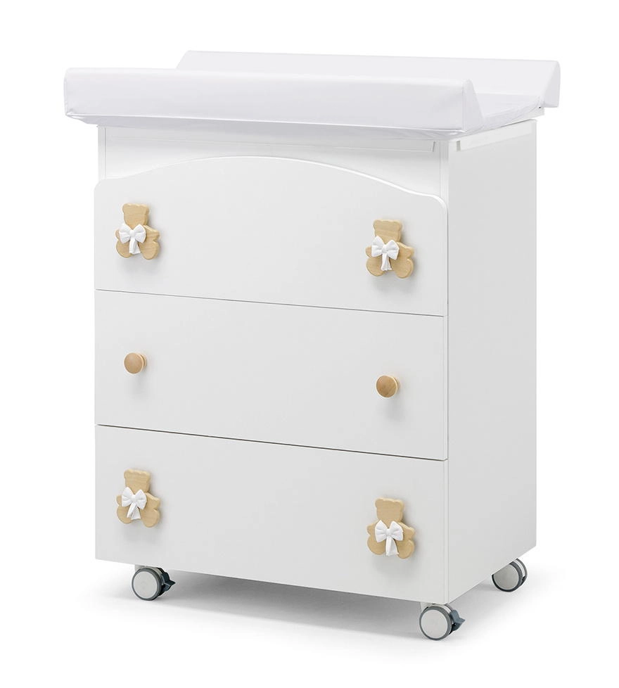 Пеленальный комод Erbesi Dudu Белый/Натуральный 02s5sr73nqrrt3wyvhnu3s7wnabqvuq1