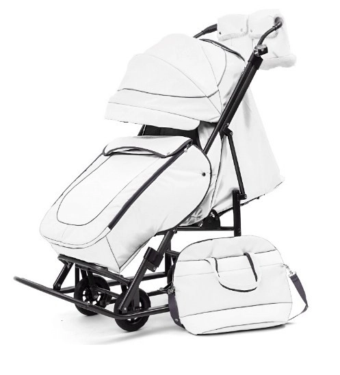 Санки-коляска Pikate Deluxe White v5brbw11ic4x045v00zt53pbbpsls8sk