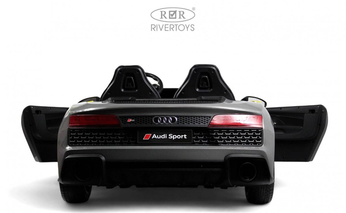 Детский электромобиль RiverToys AUDI R8 M333MM серый zgxt1i0xfm61bgybfmnt4xdnecxxy9uq