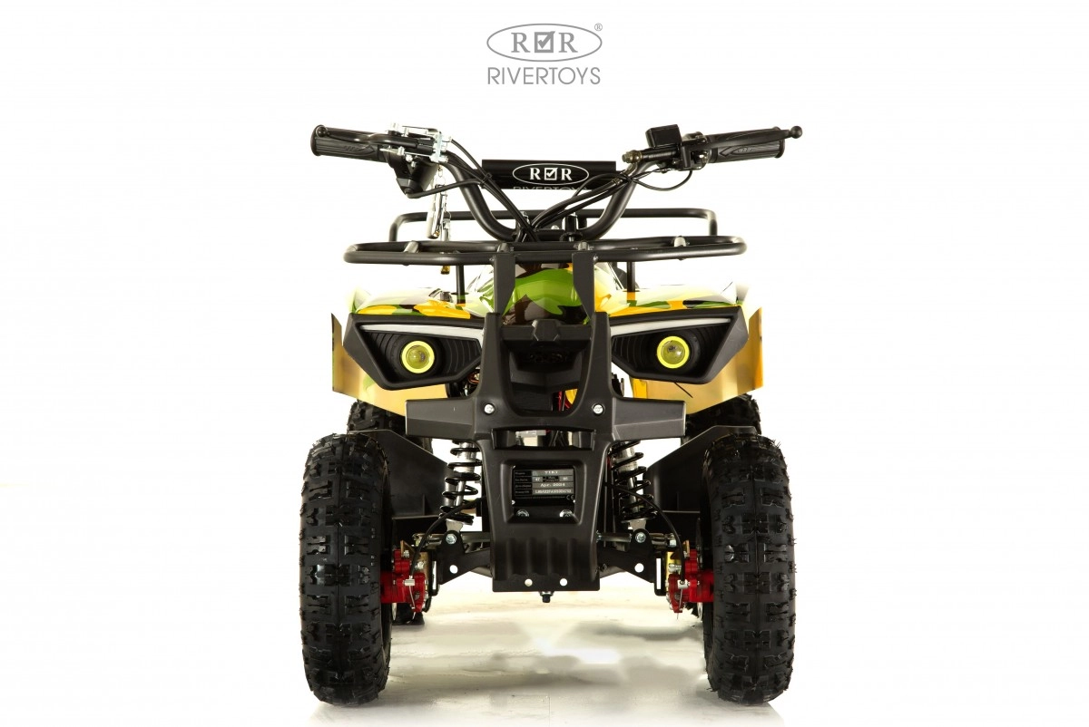 Детский электроквадроцикл RiverToys TIKI желтый камуфляж gvq3esou106q2nr7v0fmcismyxu4wcl5