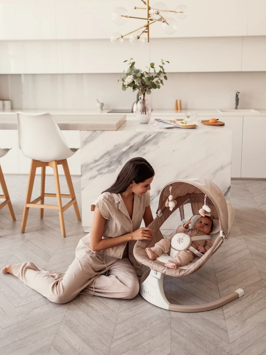 Детские электрокачели AmaroBaby Lucky Swing бежевый ld5pi50qvycsbdm2lxx7xp0rathfykz0