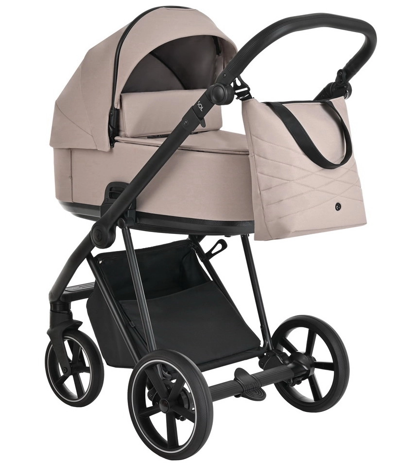 Коляска 2 в 1 Roan Sol Sesame/Black/руч.Черный f6q6noptsshfbpa75o9idyskraw5hjd1