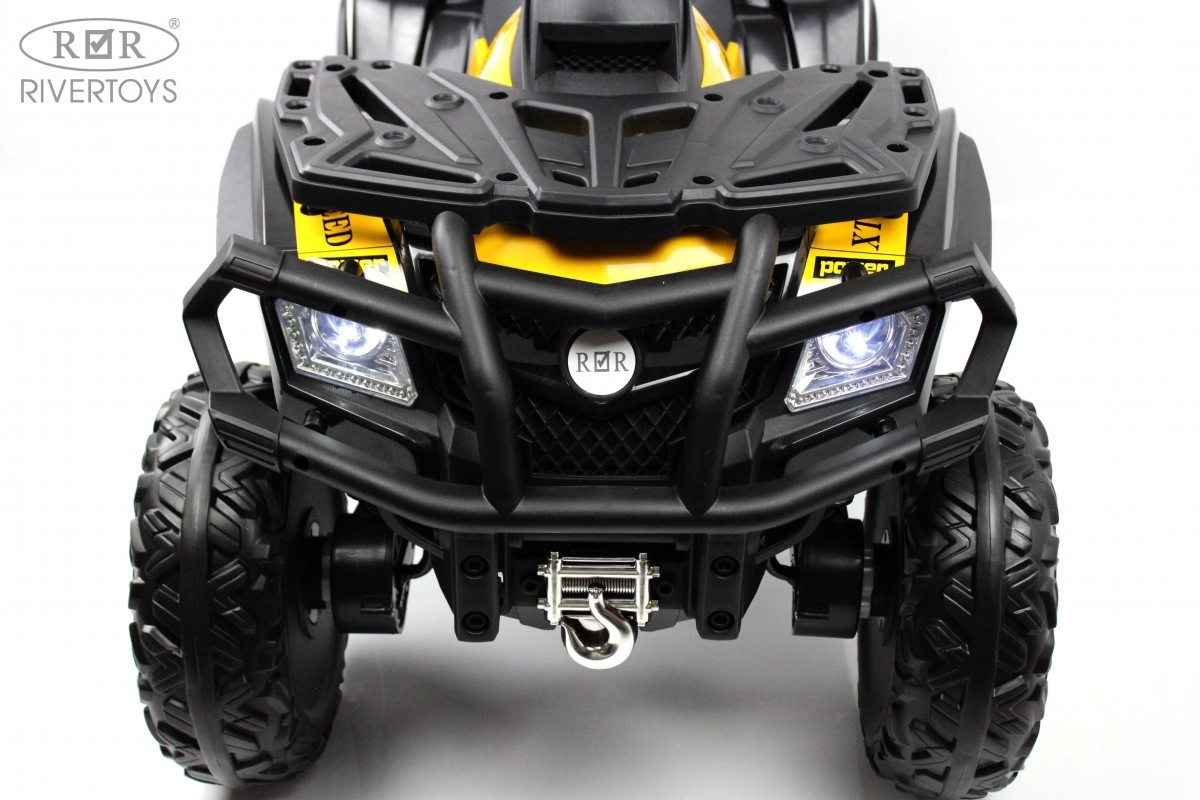 Детский квадроцикл RiverToys T001TT 4WD желтый j837jjpsumugf6564bcb0tsf92vqrsws