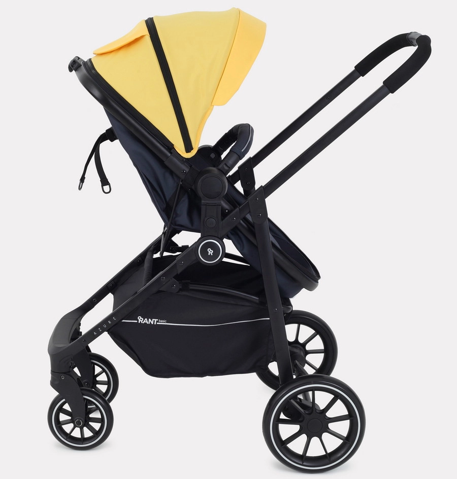 Детская коляска трансформер Rant basic Azure Yellow qxhc36bdo3wawzv66596hmeobl0geayl