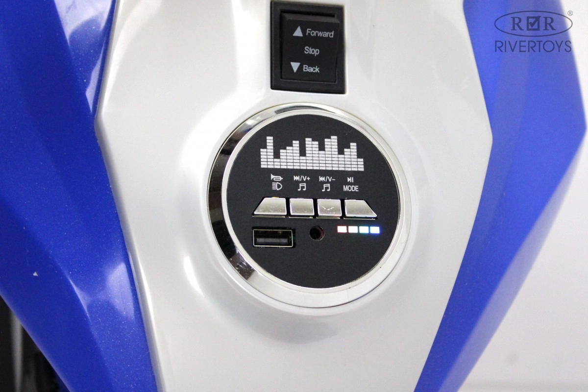 Детский электротрицикл RiverToys Z333ZZ синий siyprwv5rrv2krnb8we2uetlhu6unsqh