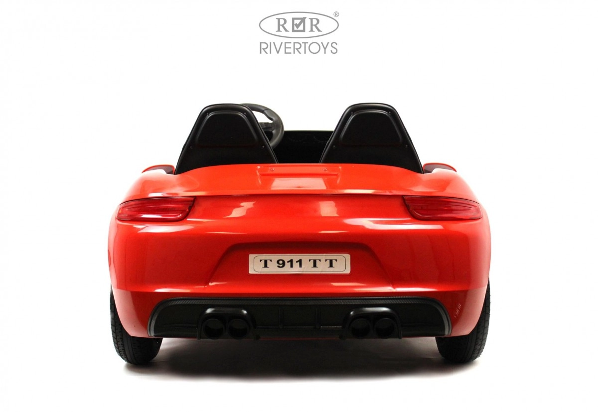 Детский электромобиль RiverToys Porshe Cayman T911TT красный 3733irdms20gufq7yzyxmv6enja8qtdx