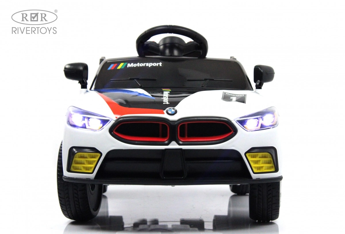 Детский электромобиль RiverToys F444FF белый 0g01lqp9b37at9yi63b790qnsy2g3oob