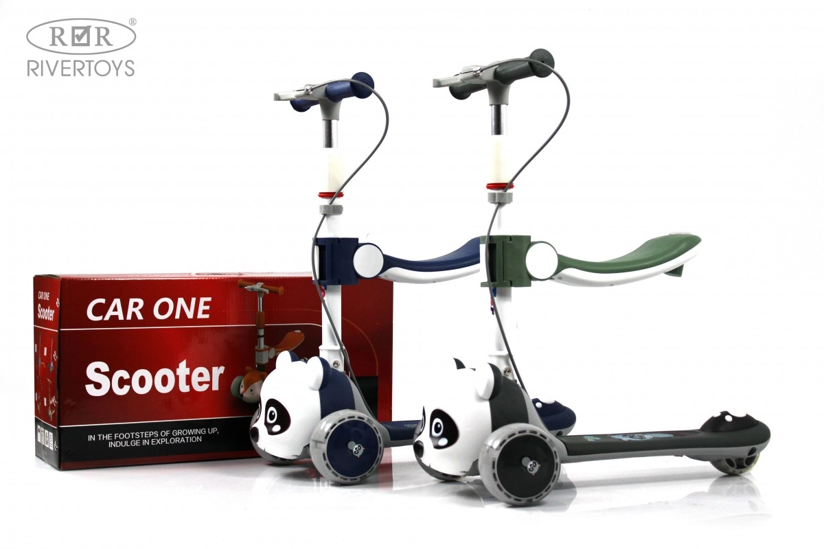 Детский самокат RiverToys HB-T-66 зеленый ac9nmlds10oawmx6pozf5te2qgkld8hy