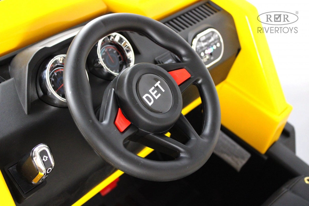 Детский электромобиль RiverToys K333AM жёлтый icu07r1pp6ghzizj72re5trfxzqszl5g