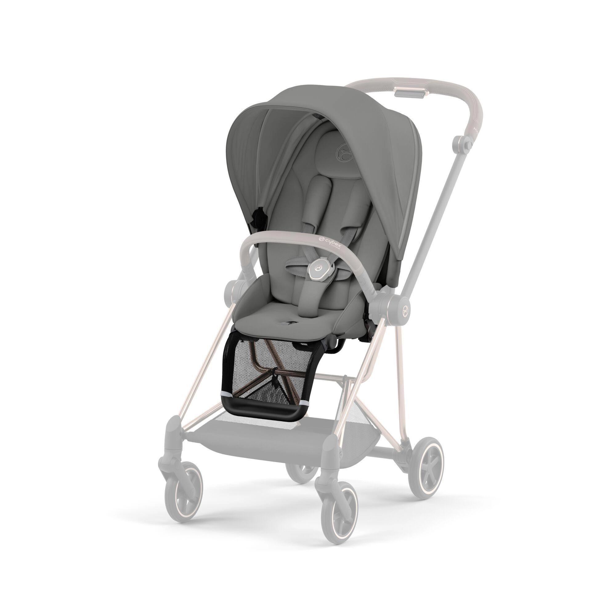 Cybex Mios V3 прогулочная коляска Mirage Grey, Rose Gold доп5