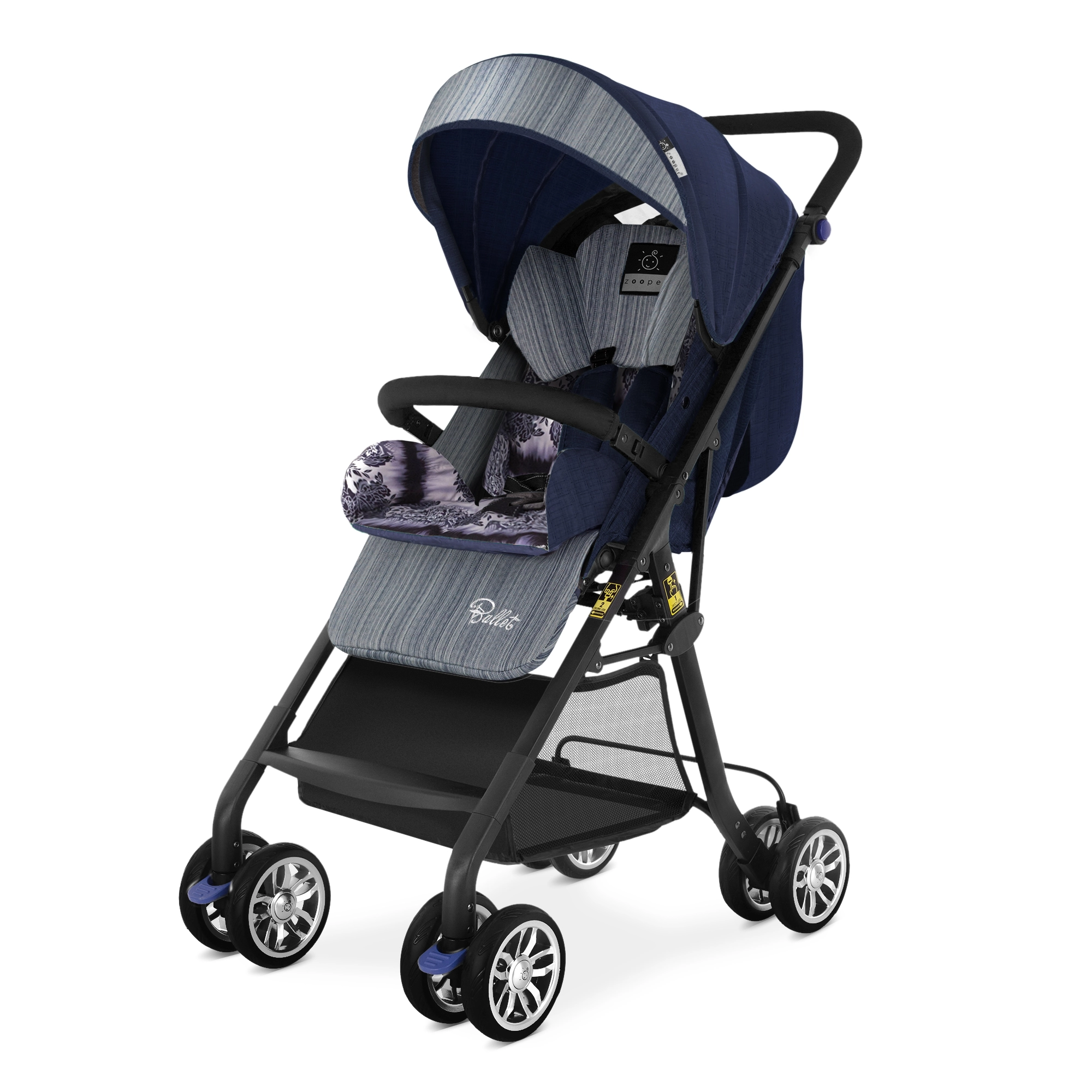 Прогулочная коляска Zooper Ballet Midnight Blue 9792ec7e9d254cb817f80706d7c3179d