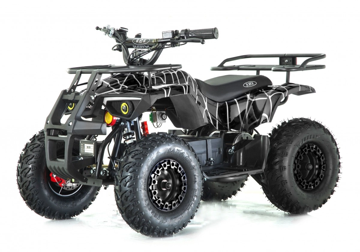 Детский электроквадроцикл RiverToys TIKI LUX черный спайдер bka1am8lc1hh3i5l05d2h09gry01zx65