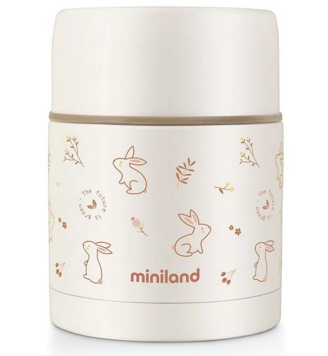Детский термос для еды Miniland Natur Thermos 600 мл Bunny, зайчик x5izvk3ozdd0zvl526guy4xrbvvvf4ey