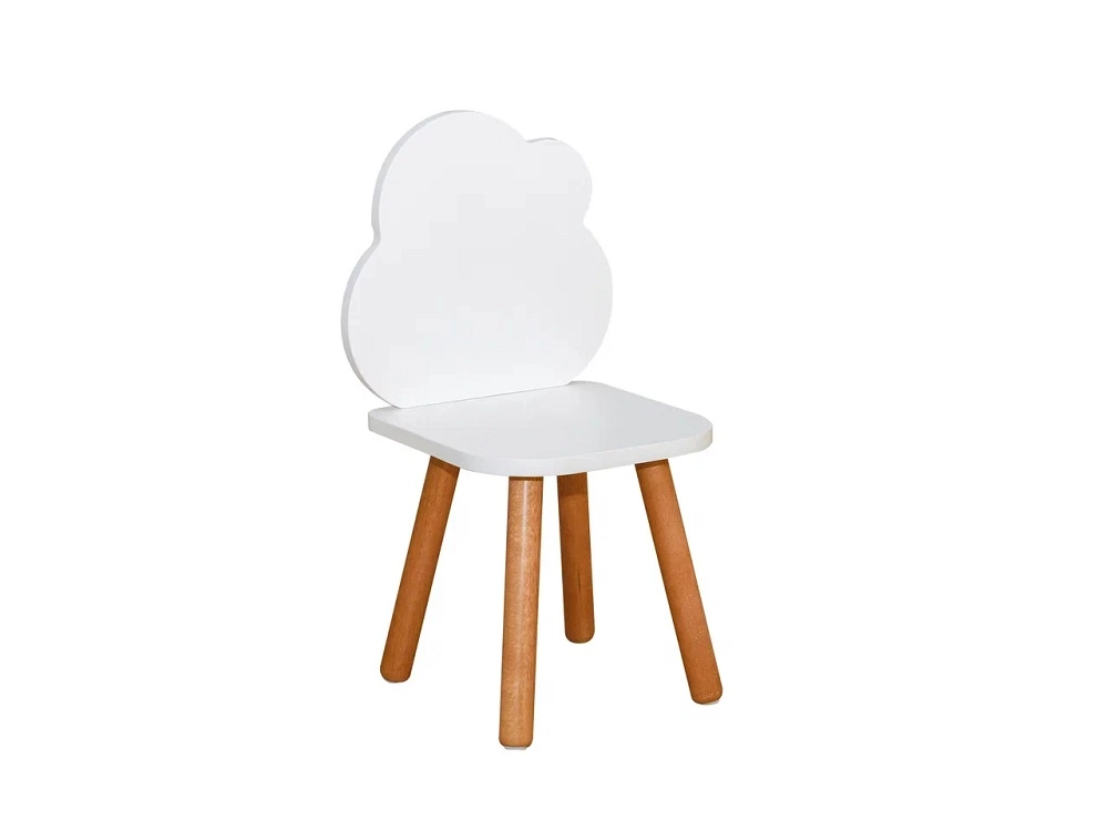 Стул ANTEMI облако (Белый/Дерево)