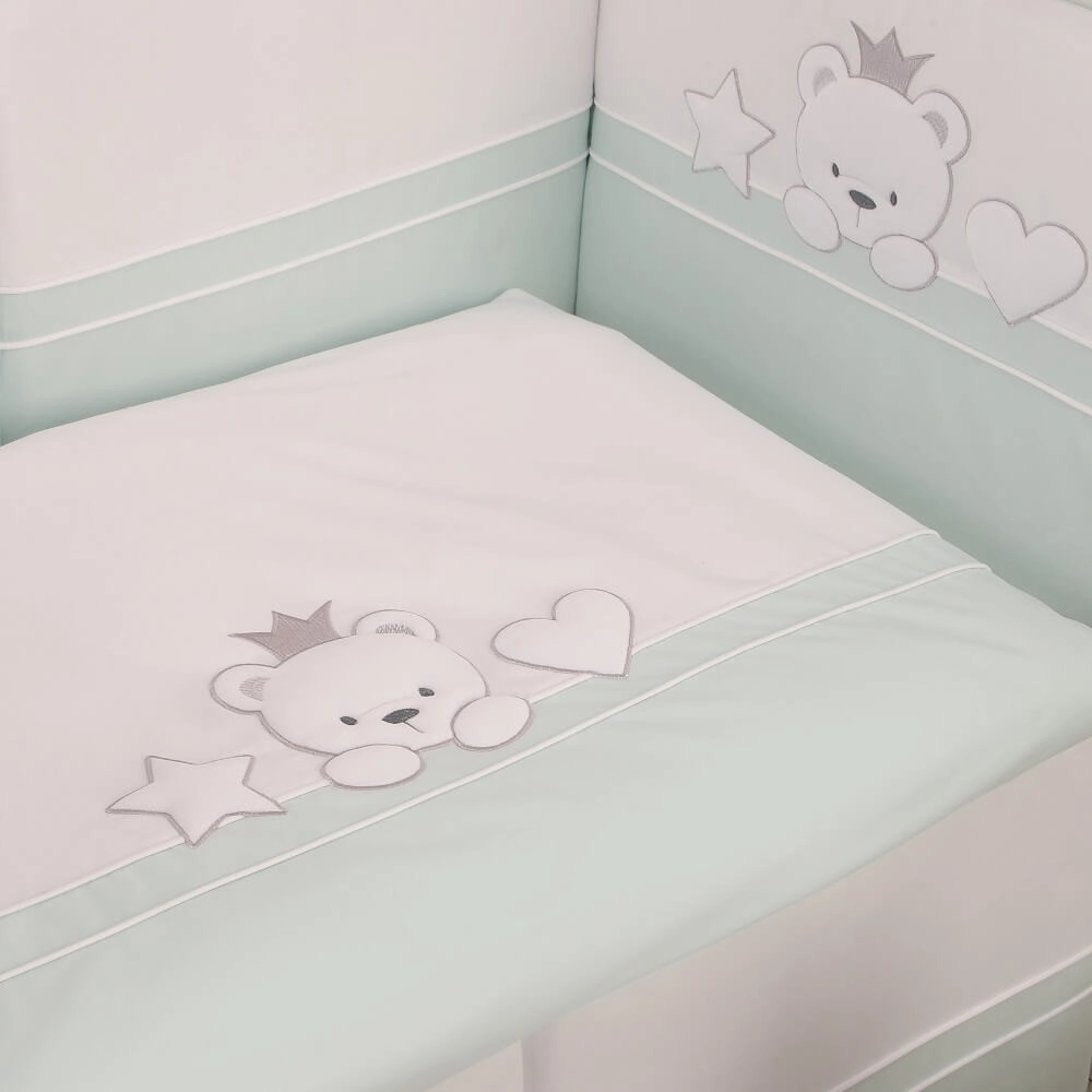 Комплект постельного белья Lepre Miky 6 предметов (125*65) Мятный bprocn4gcishxcraytdfbcl6f6v6qb1j