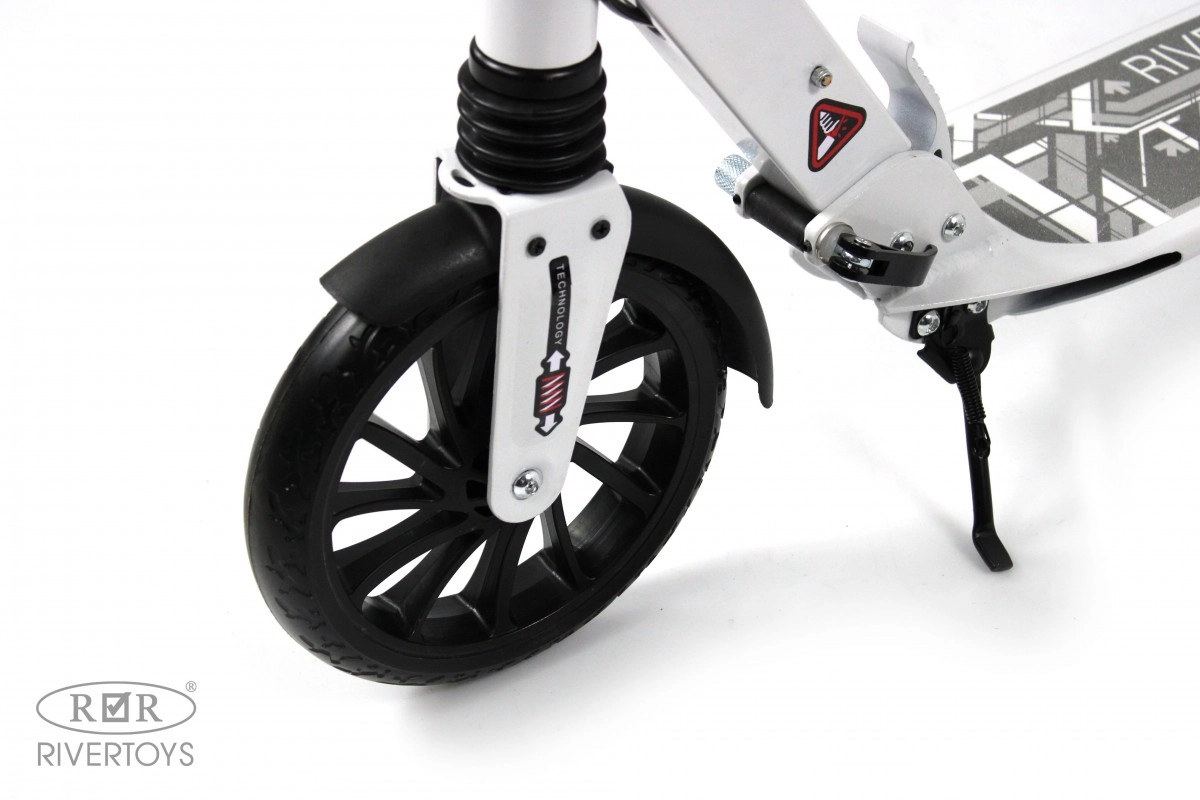 Детский самокат RiverToys HB-A7 белый 116zo2znqmygv9vya10adf7lly0jqatv