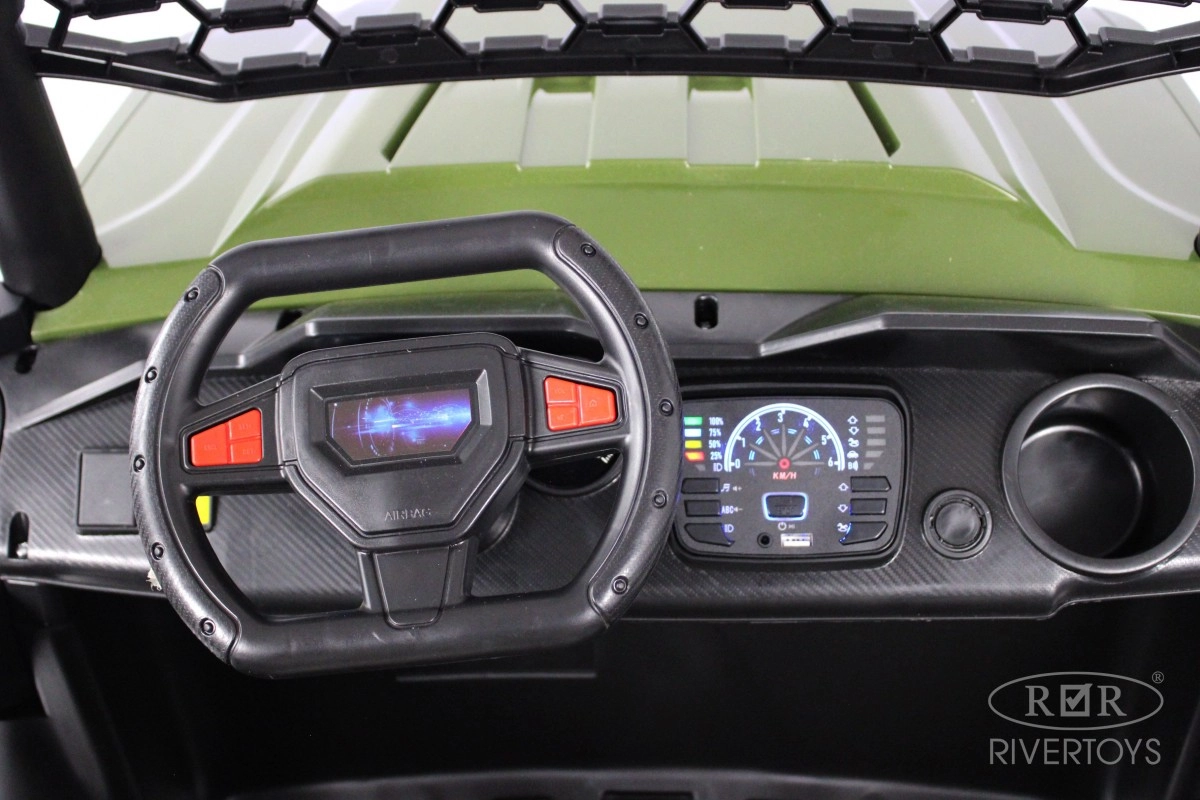 Детский электромобиль RiverToys М888БХ зеленый c40bbxz7c0h91wbpwyq8hinvljjja5yo