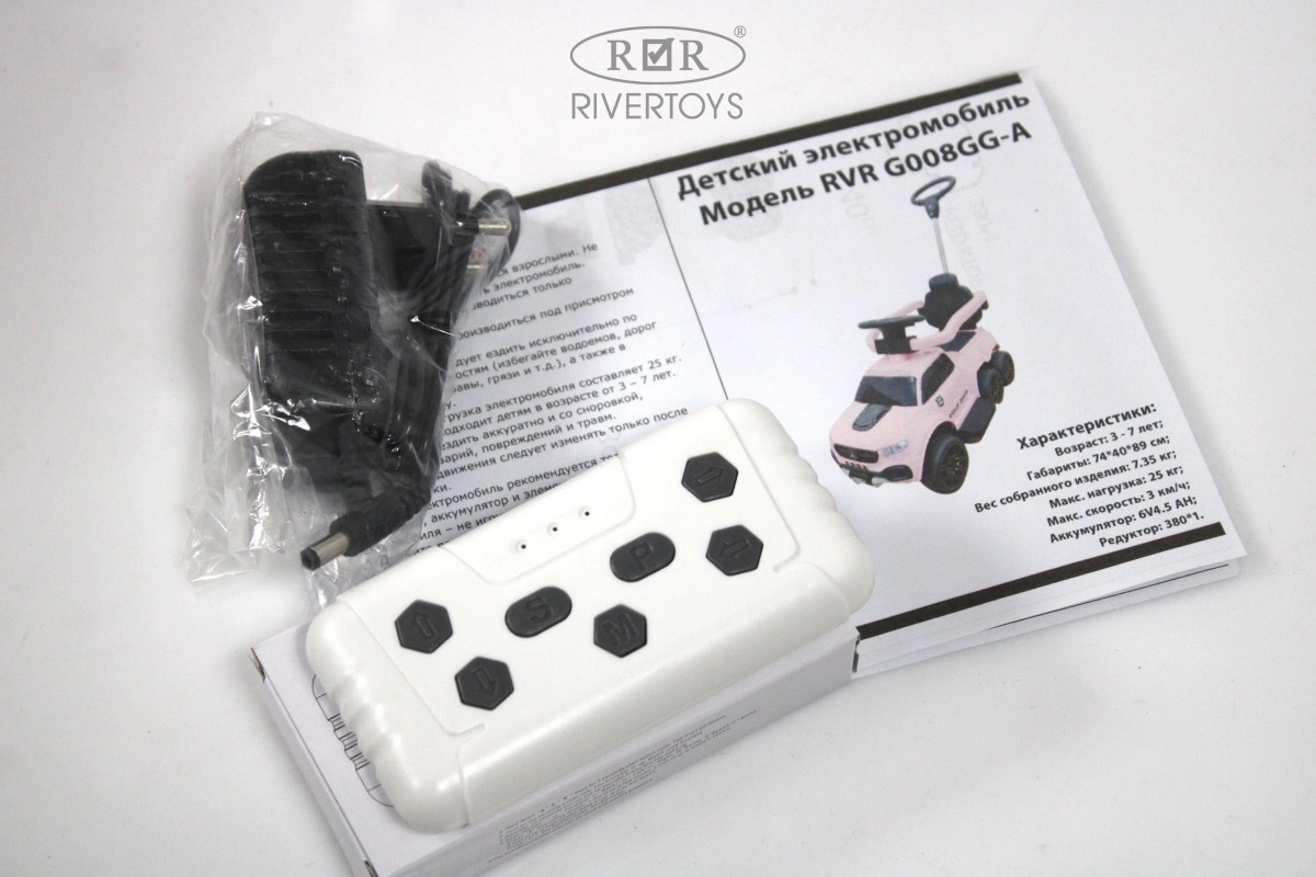 Детский электромобиль RiverToys G008GG-A красный u9w8tyv3aqjw1k9rqg2il3kqkz7y2642