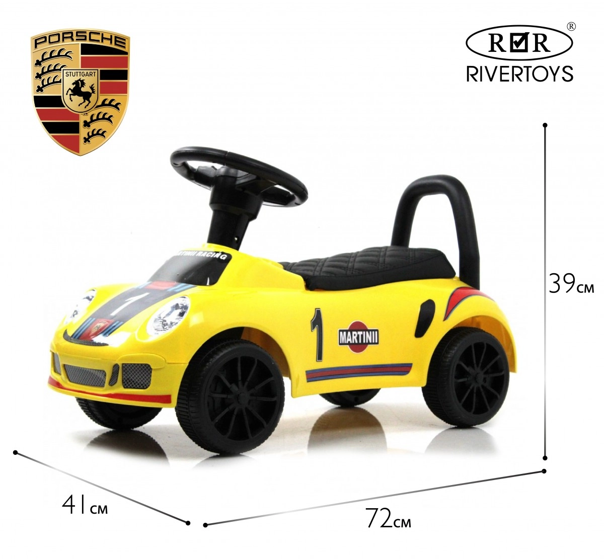 Детский толокар RiverToys F005FF желтый ixm16fq93xnergzep34l606mt26jb1es