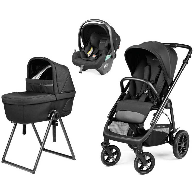 Коляска 3 в 1 Peg Perego Veloce TC Belvedere Lounge (True Black New)
