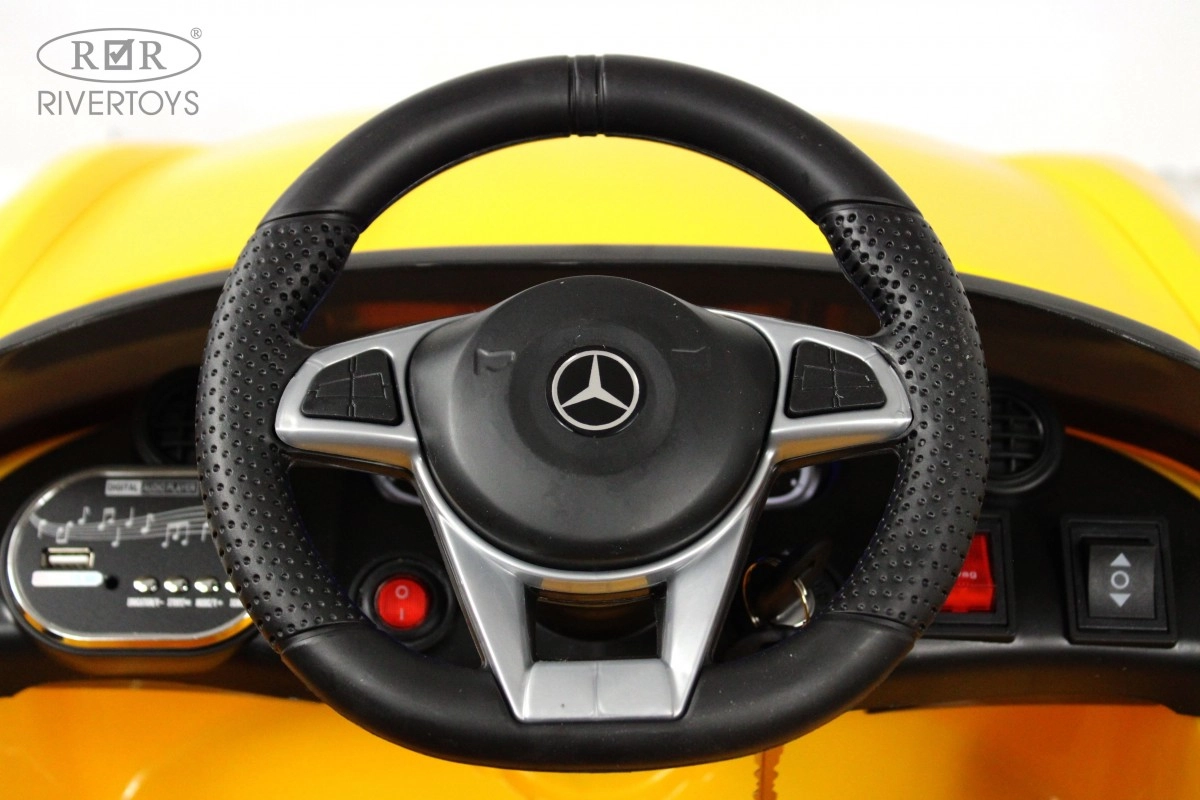Детский электромобиль RiverToys Mercedes-Benz AMG GT X777XX желтый dxa0jx6wq1nhgf0a8ffjkzlw7rrxmnbk