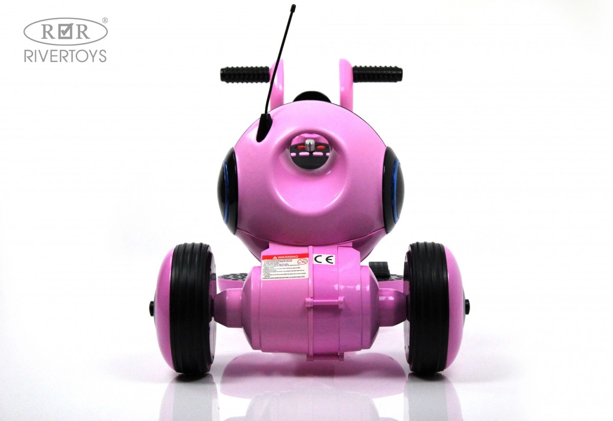 Детский электромотоцикл RiverToys Мoto HL300 розовый 4y9fc1030zwnf5pdg2cjlja046hvvi1x