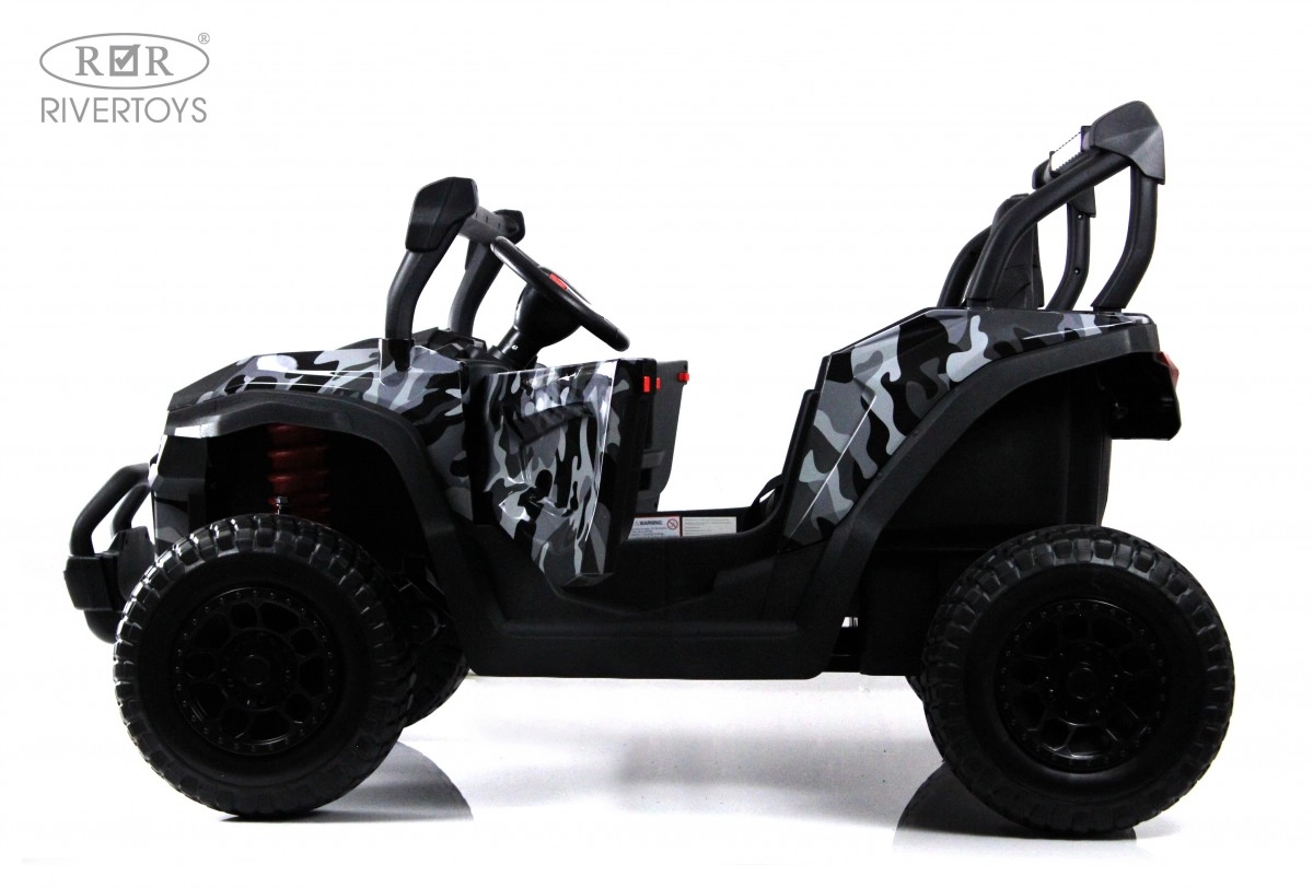 Детский электромобиль RiverToys Buggy P333PP серый камуфляж wo73tpulwzmtuglgokdux8l3ughabbrw