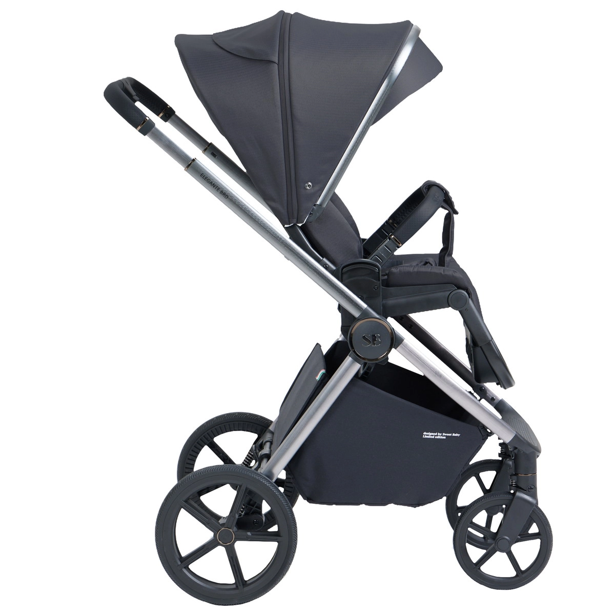 Прогулочная коляска Sweet Baby Elegante BRD Black xppdrl8bifoe5bi295hwbxgnmdjbsww7