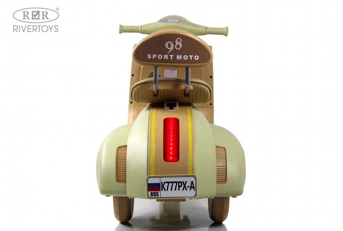 Детский электроскутер RiverToys K777PX-A зеленый g0n7zulepr8kb69n9qhenygcugu7fk96
