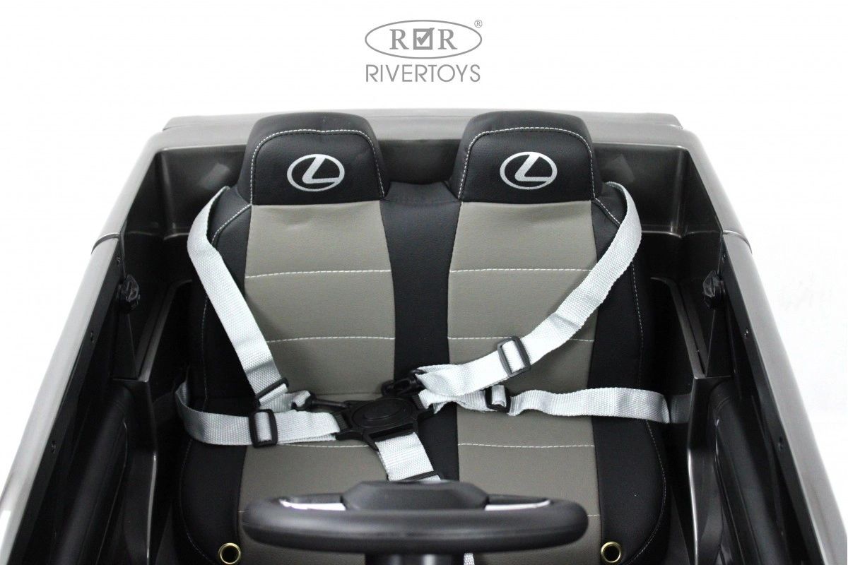 Детский электромобиль RiverToys Lexus 570 E555EE серый глянец qwj09vsovrsb54l0dz7mkmd1htv2xx9s