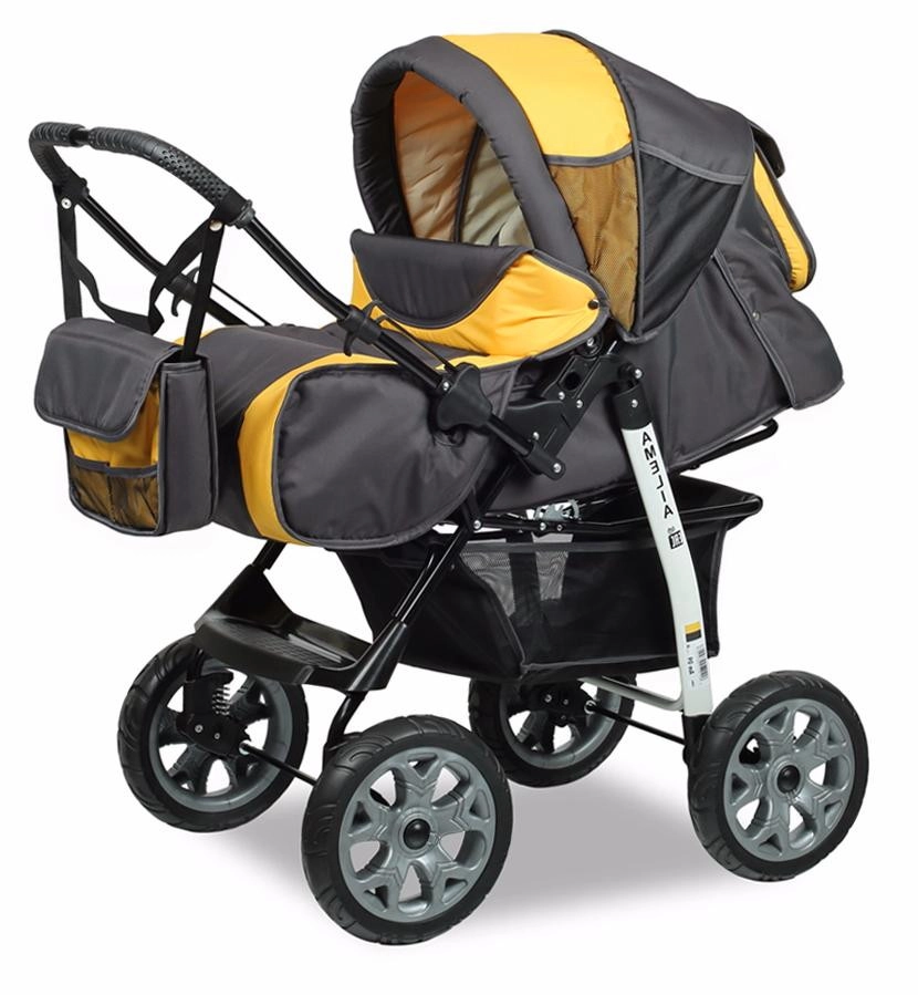 Прогулочная коляска Alis AMELIA I  серый+желтый 82ar7njo9dm2t4dwsbp80v2ezuvbmzu0