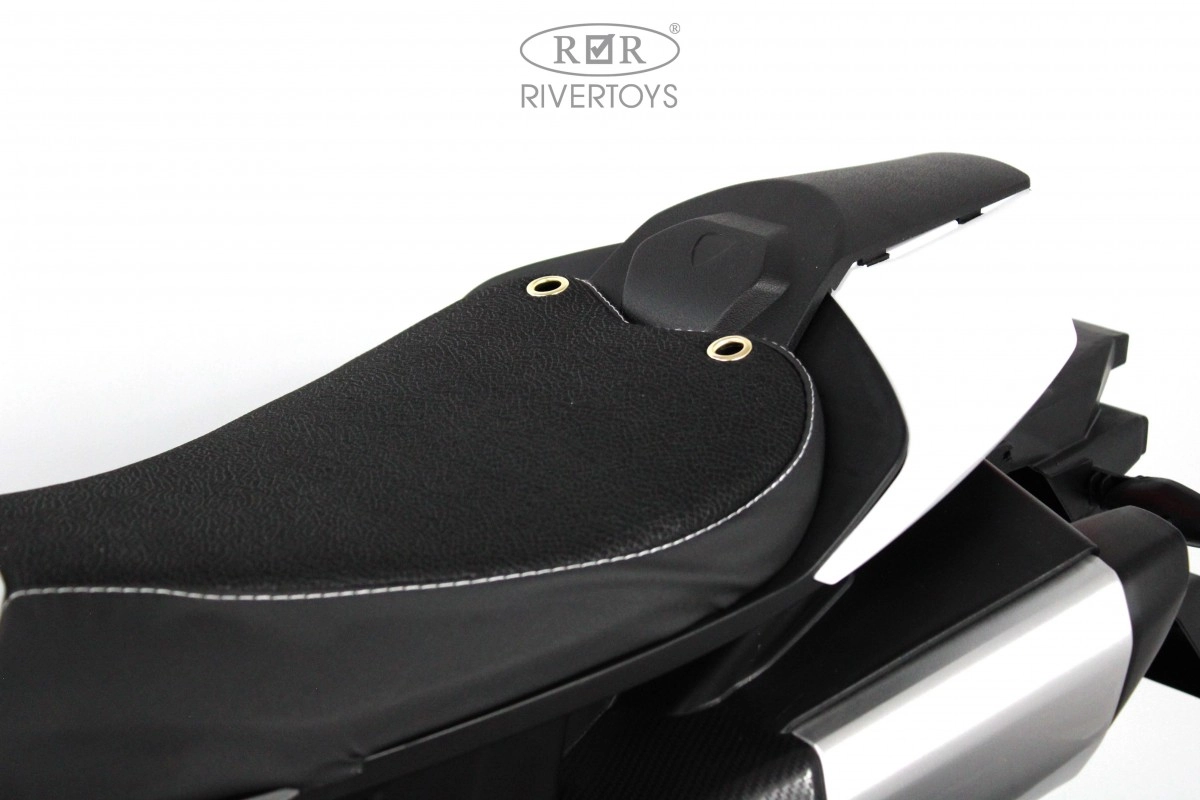 Детский электромотоцикл RiverToys М777БХ белый fezgohzyus0wbhxiyoseldkrw4kug3si