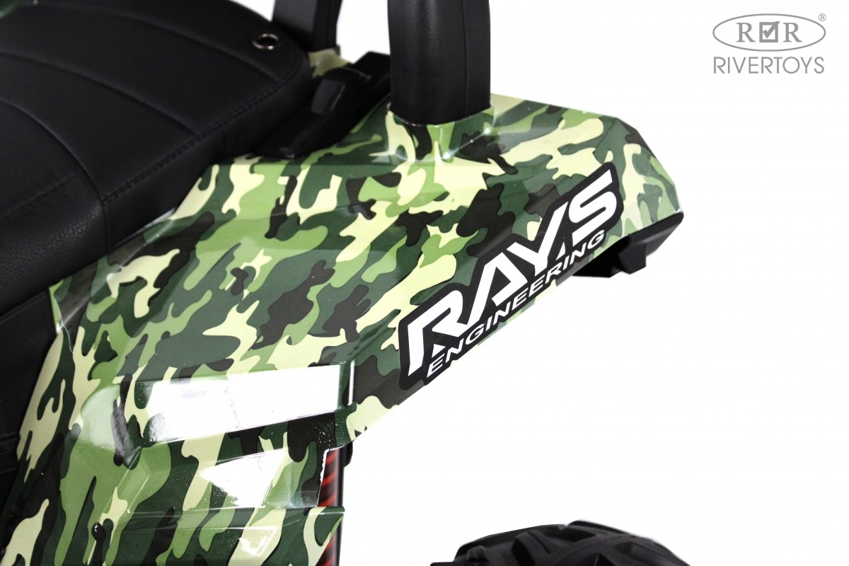 Детский электромобиль RiverToys X999XX зеленый камуфляж ghhx8oizaowky24ykj1grzl83lvljz8n