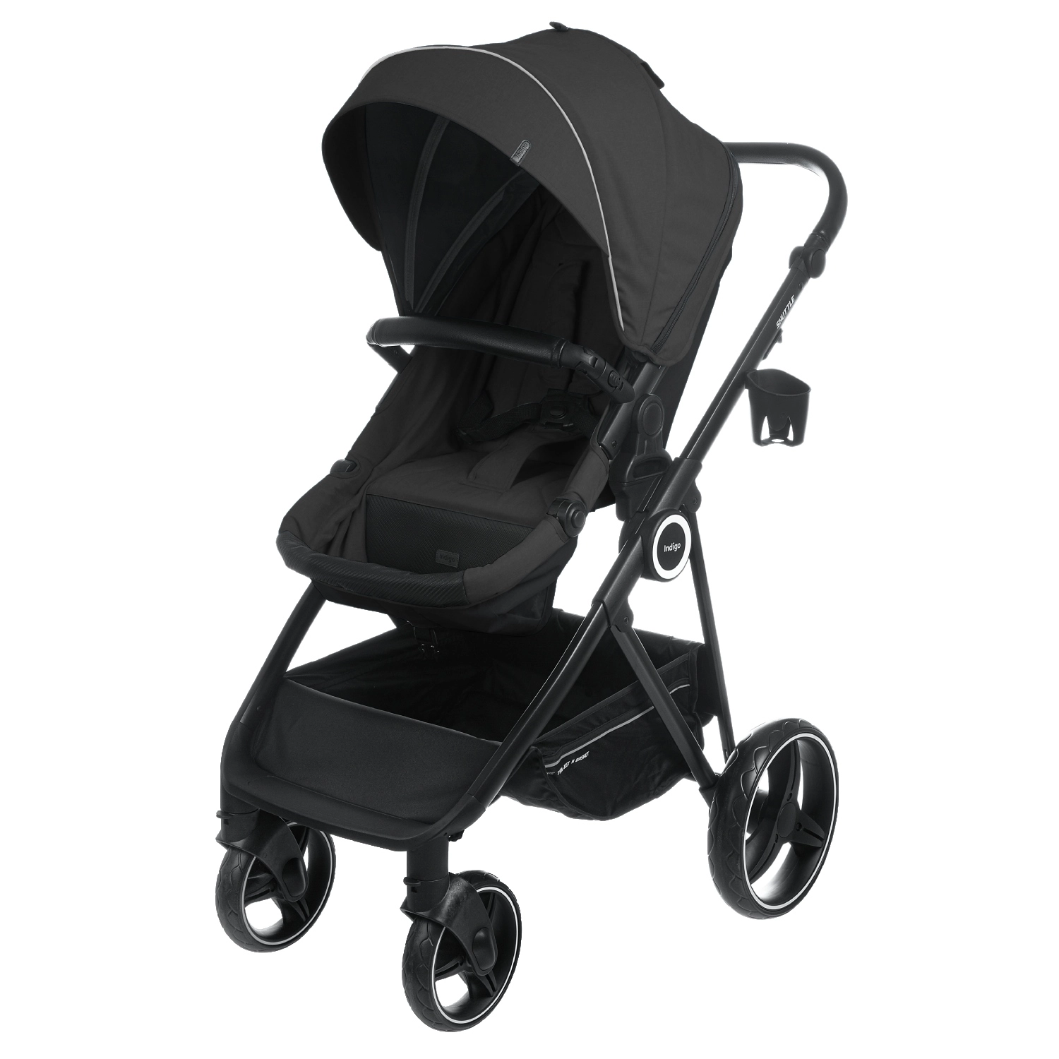 Прогулочная коляска INDIGO SHUTTLE  черный 8c2982e215bd81c63bce6d847ed98c24