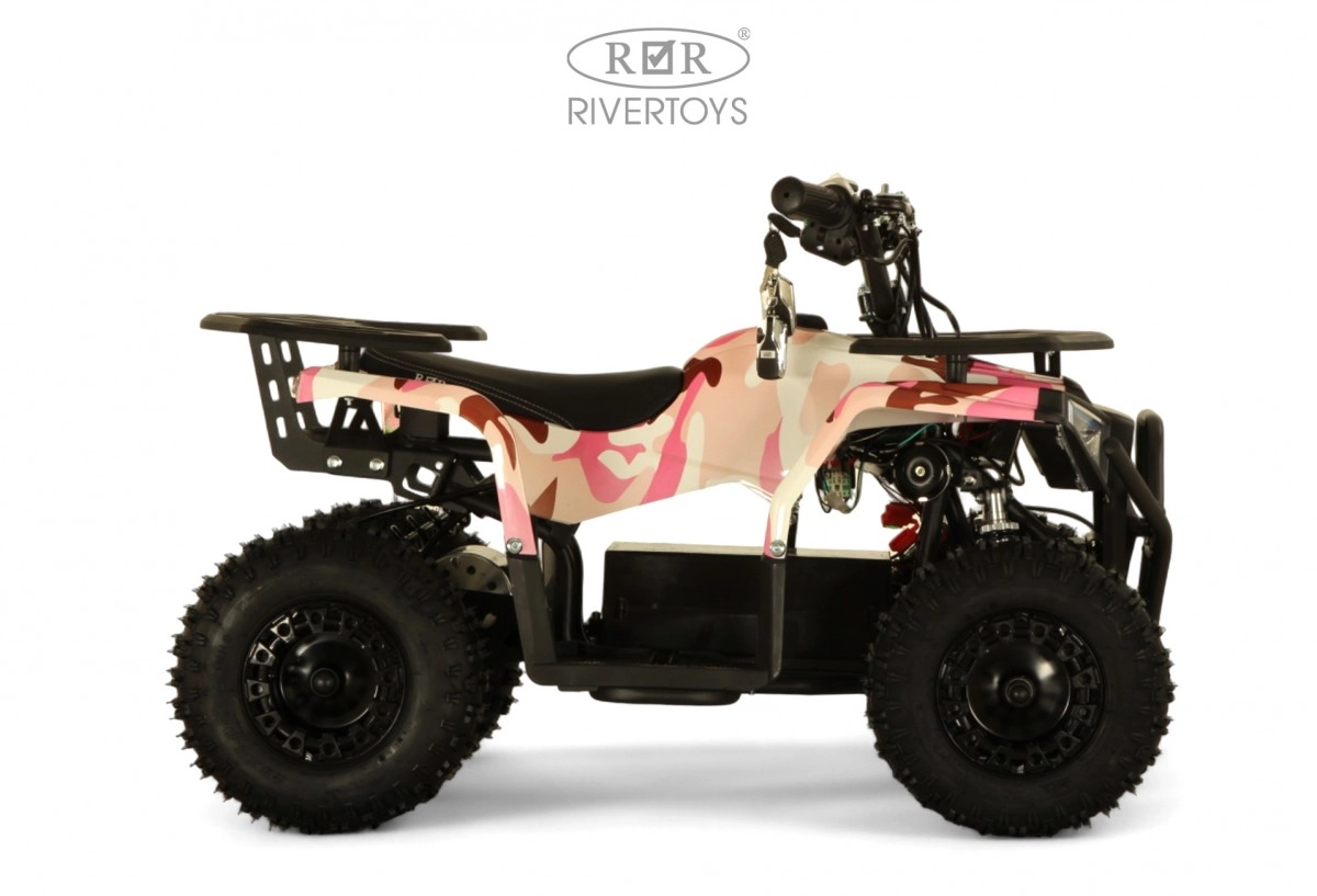 Детский электроквадроцикл RiverToys MIKA розовый камуфляж evkbe5v8ud3xbwi6mi0otku3nbbx437q