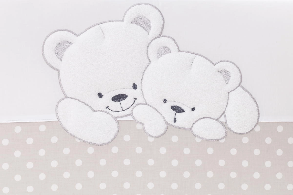 Комплект постельного белья Lepre Sweet Bears 6 предметов (125*65) 23 серый/горох e72mvtth3fwhhb8lv4rognj0mw5bvokn