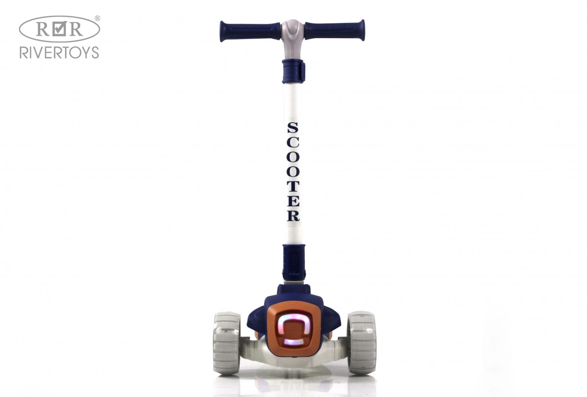 Детский самокат RiverToys HB-T8 темно-синий rsh0kjb5mrkif8tdjzp0waknpakx609m