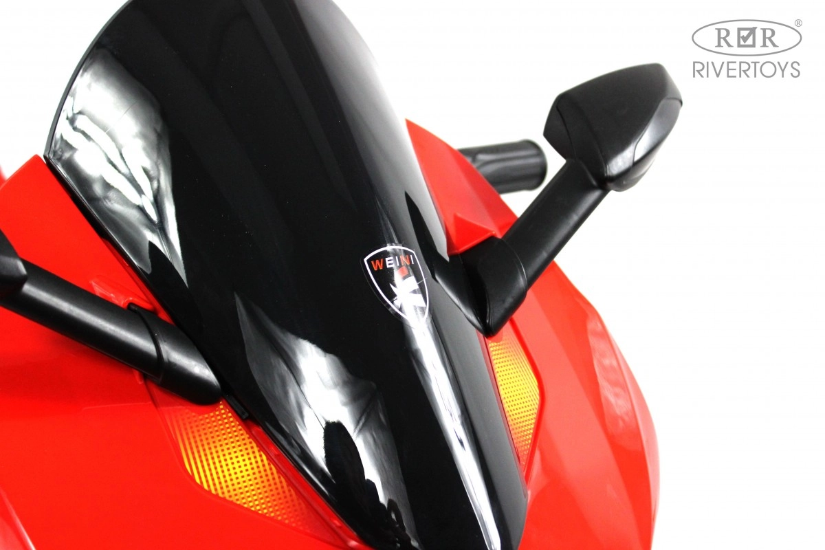 Детский электромотоцикл RiverToys М777БХ красный p4chgtd52xs3zd9ng0636jg4pnv5cp01
