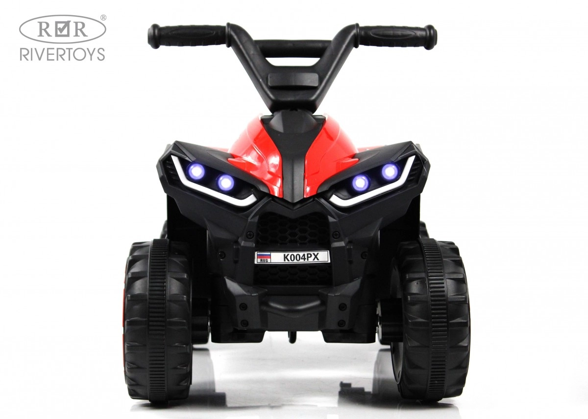 Детский электроквадроцикл RiverToys K004PX красный l3uidfp01qjoily7wva12nffiydsl2rf