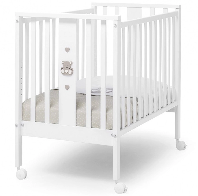 Детская кроватка Erbesi Charly мини Белый/Песочный zpzhgapqwlx016tonabfav69s61qrel8