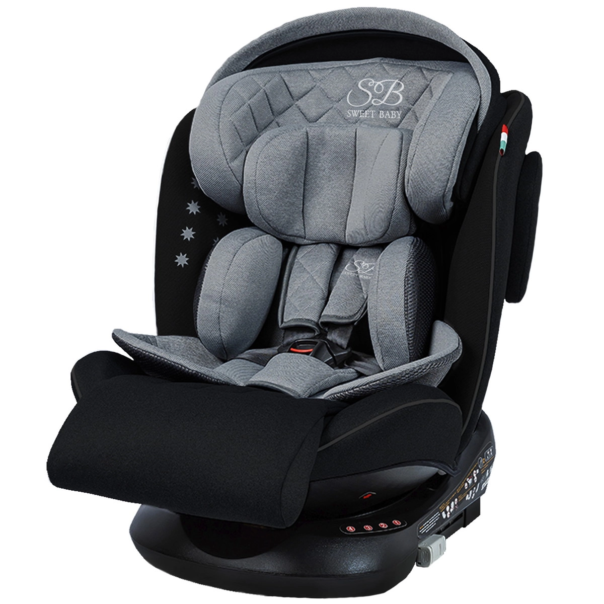 Автокресло Sweet Baby Fortuna 360 SPS Isofix grey/black 3rckb9ljifcsww2mc71bagh5a17eoejm